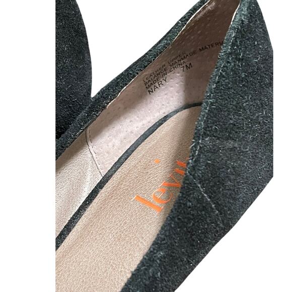 Levity Black Velvet Heels - Size 7 With Original Box - Preowned - Picture 6 of 10